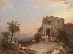 イタリアの夏祭り 作： Franz Richard Unterberger